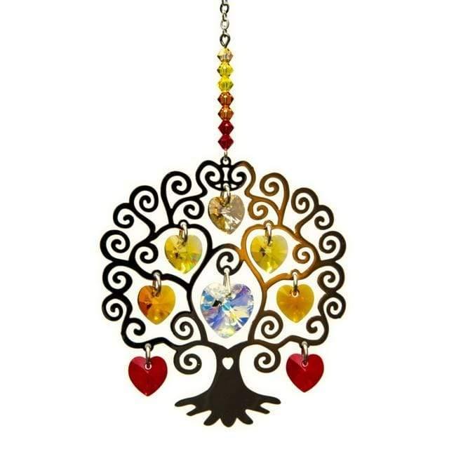Small Autumn Hanging Rainbow Maker with Swarovski® Crystal