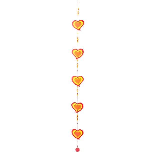 RedYellow String Of Hearts
