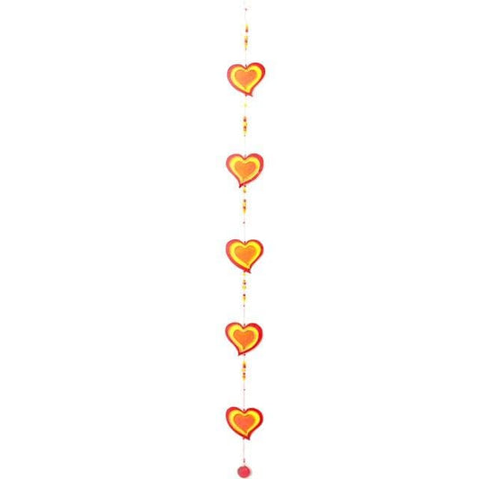 RedYellow String Of Hearts