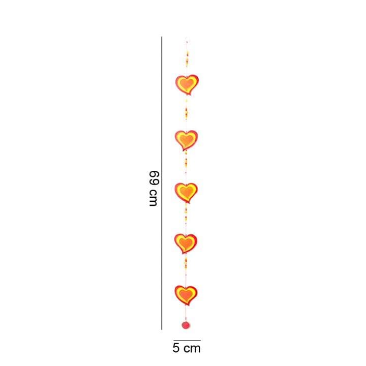 RedYellow String Of Hearts